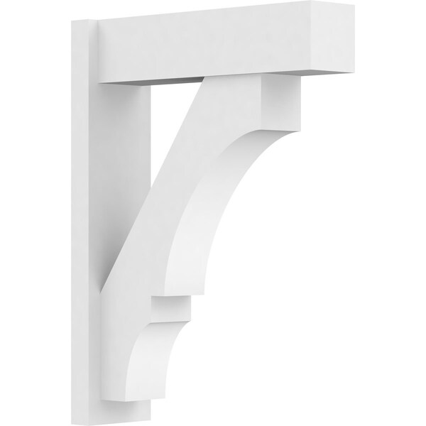 Ekena Millwork Balboa Architectural Grade PVC Outlooker with Block Ends, 7"W X 24"D X 32"H OUTP07X24X32BOA05 - main